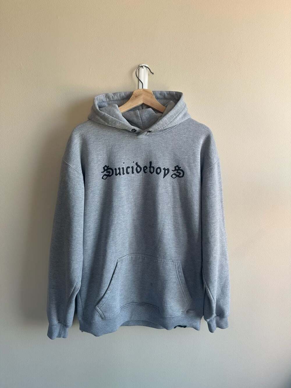 G59 $uicideboy$ Book of Grey Hoodie Grey Size Medium